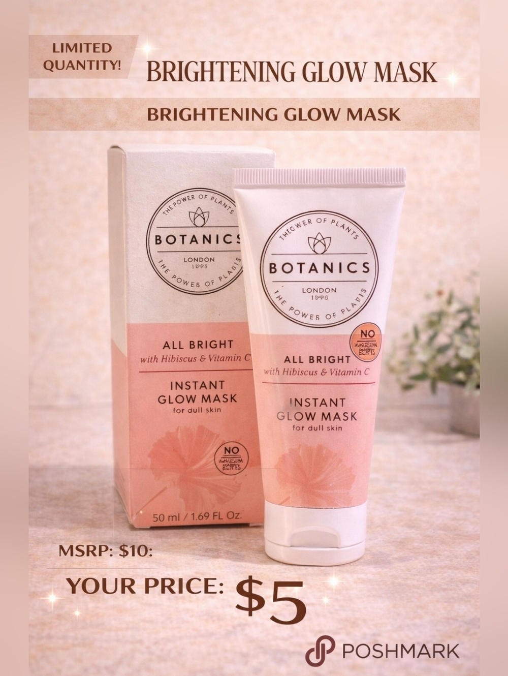 Noto Botanics Pink Brightening Glow Mask